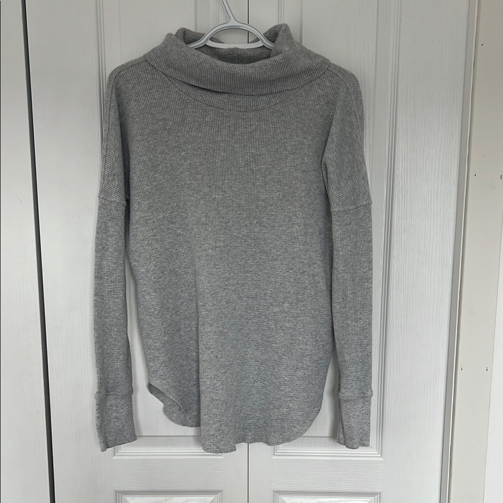 Babaton Cozy Gray Turtleneck Sweater